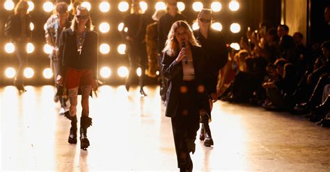 Celine closes Paris Fashion Week with bare